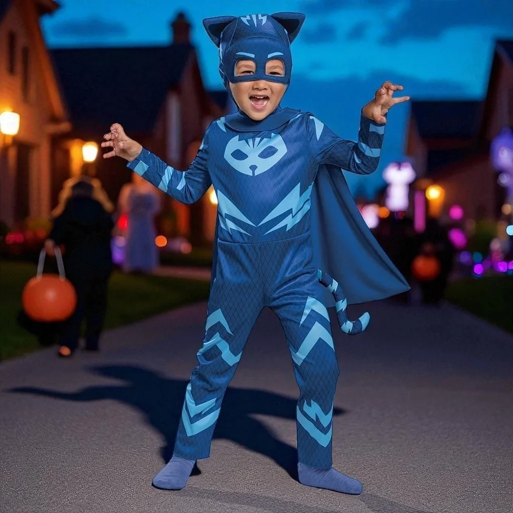PJ Masks Catboy Costume Toddler‎ Size 3T-4T Power Heroes Dress Up Halloween NEW
